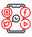 Social Media management service icon